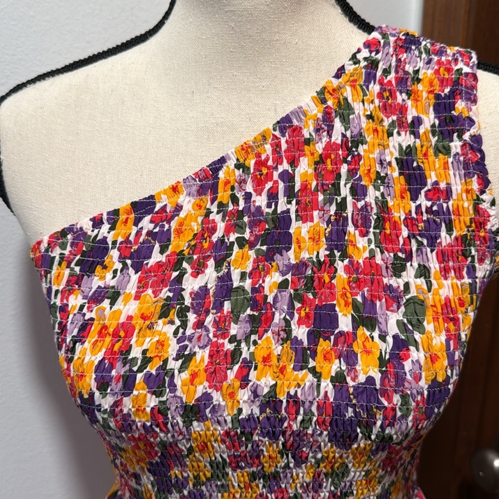 Floral One Shoulder Sundress - Picture 11 of 14